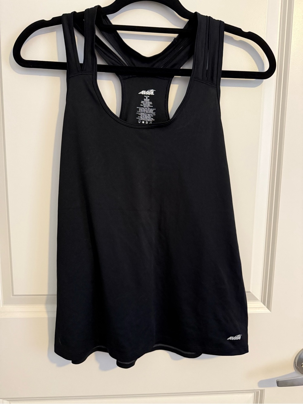 Avia Black Racerback Workout Tank Top